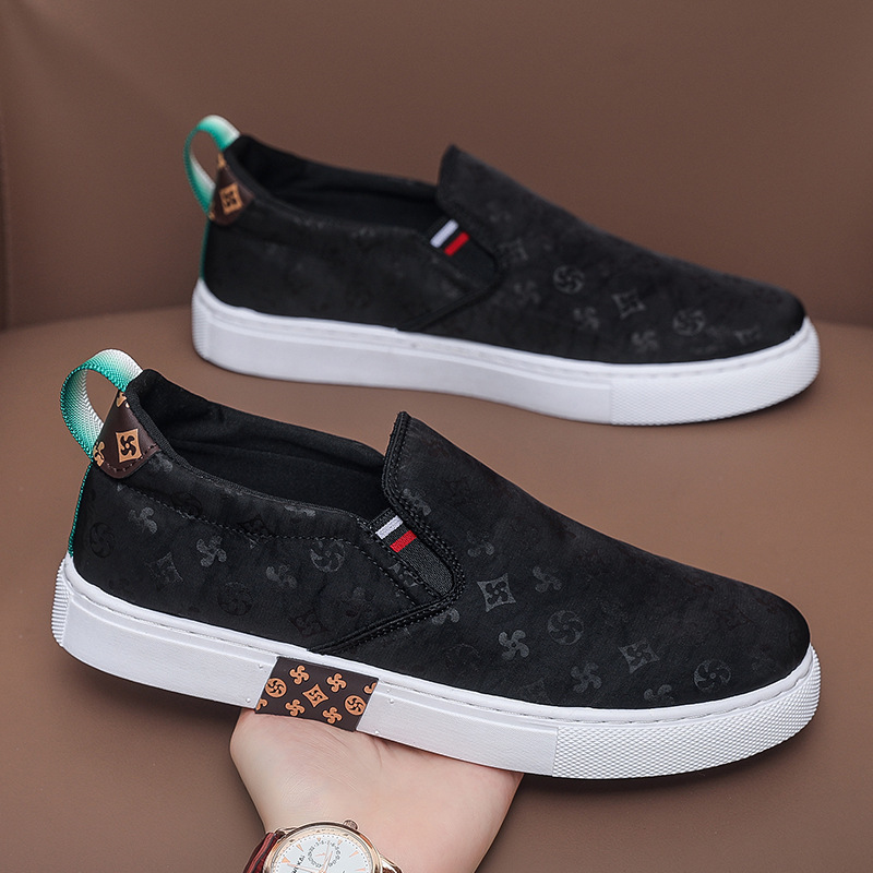 Men's Shoes Summer New Umbrella Cloth Breathable Casual Shoes Men's Trendy Shoe Covers Men's Low-Top Sports Sneakers Cloth Shoes