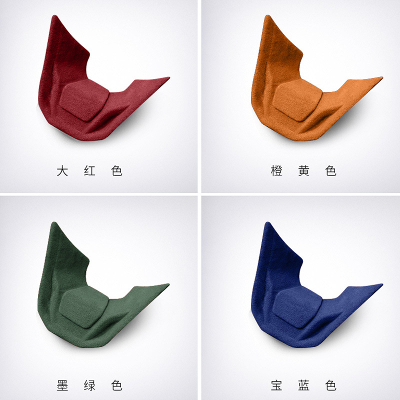 (2개) 폭스 바겐 시리즈 알칸타라 모피 스티어링 휠 수정 장식 패널 커버 스티커 자동차 액세서리에 적합