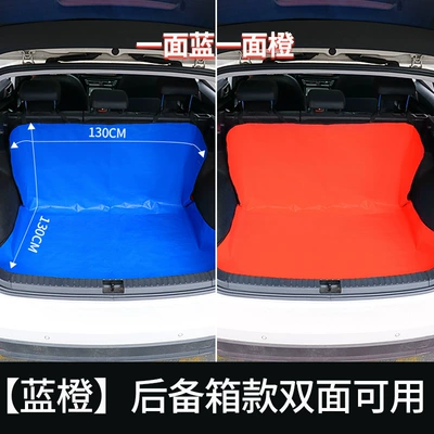 Trunk Mat Anti-Hair Mat, Anti-Pee Mat - blue-orange-trunk-model-no-specifications