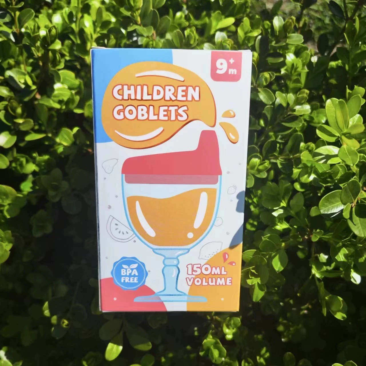 Children's plastic wineglass, glass