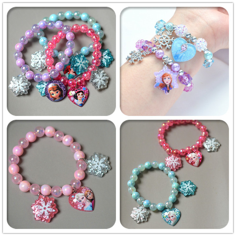 Children's bracelet baby bracelet cute cartoon Aisha Princess Sophie imitation pearl bracelet kitten Aisha Children's bracelet baby bracelet cute cartoon Aisha Princess Sophie imitation pearl bracelet kitten Aisha