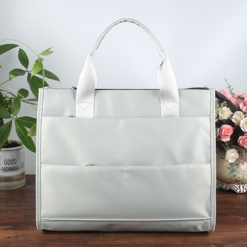 Document Bag Satchel A4 Office Bag Business Meeting Document Bag Large Capacity Student Hand Bag Promotional Material Bag