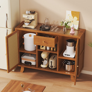 New Multifunctional Kitchen Sideboard with Drawers, Light Luxury and High-End Wall Cabinets, Cupboards and Storage Racks, Dropshipping