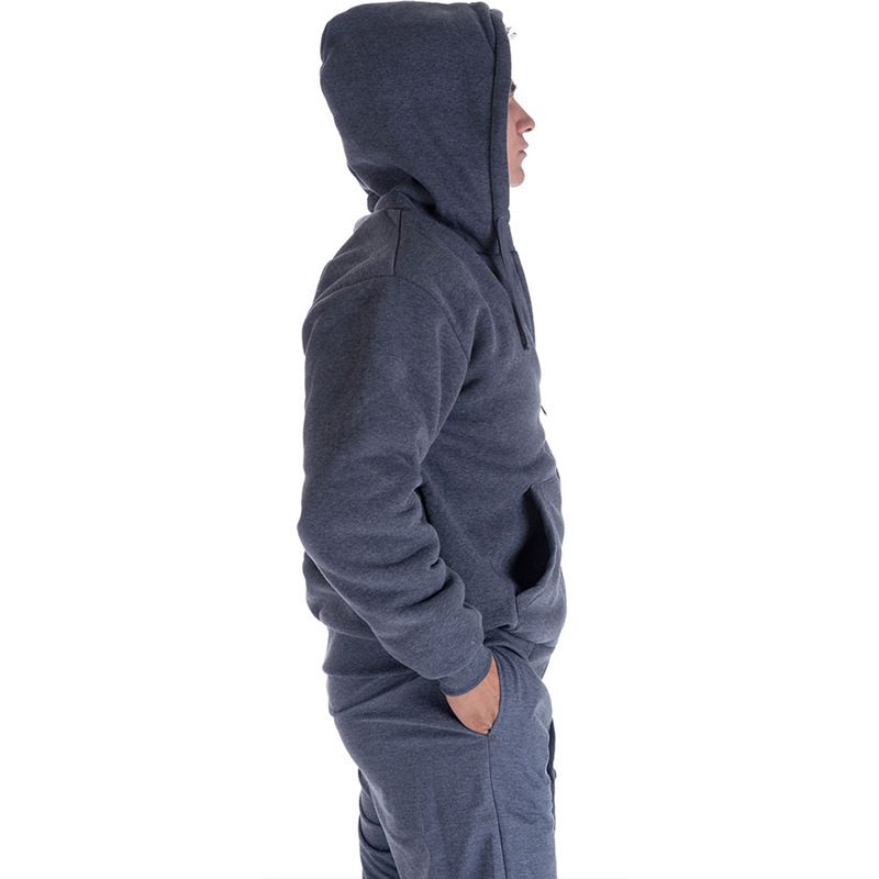 [Cross-Border Hot Sale] Amazon's Best-Selling 2024 Autumn and Winter Zippered Men's Sports Warm Fleece-Lined Wholesale