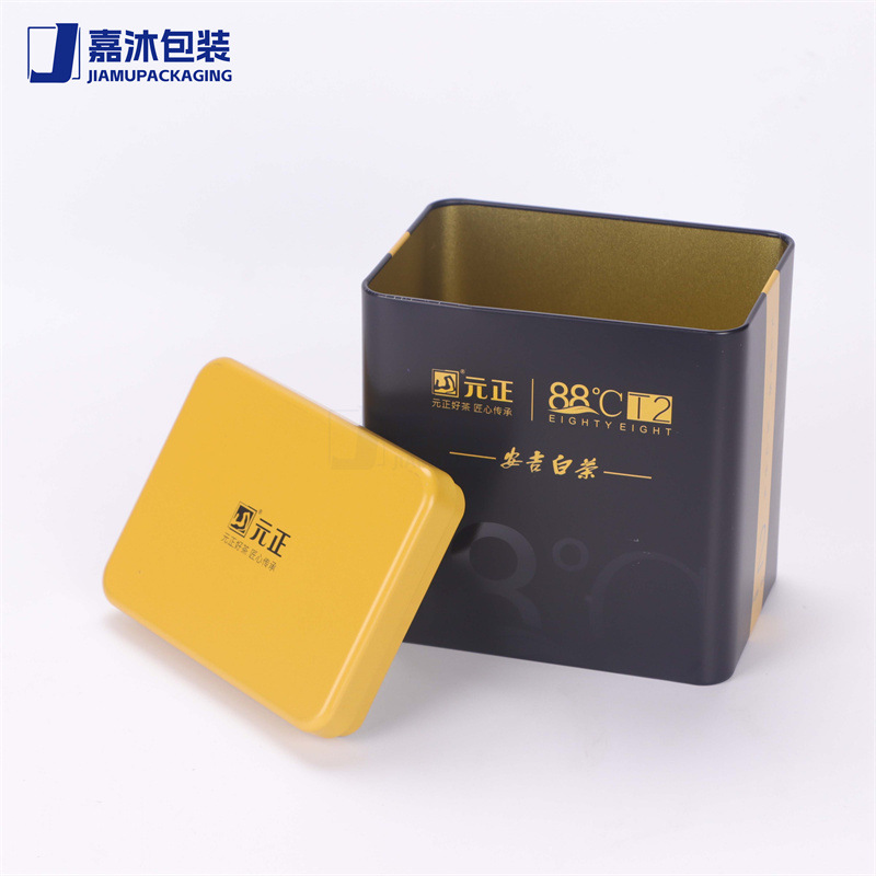 西湖龙井安吉白茶包装100克金属密封铁罐正山小种红茶铁盒工厂