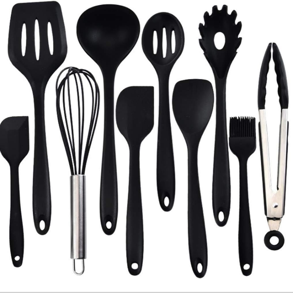 Cocina de silicona especial resistente a altas temperaturas, cocina de grado alimenticio, cuchara de pasta, cuchara de pasta, conjunto de cocina de pasta