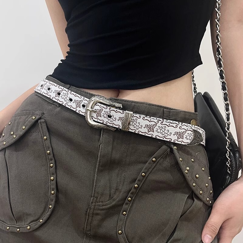 2025 New Women's American Retro High Street Belt Sexy Y2K with Jeans Short Skirt Belt Women's Style 2025 New Women's American Retro High Street Belt Sexy Y2K with Jeans Short Skirt Belt Women's Style