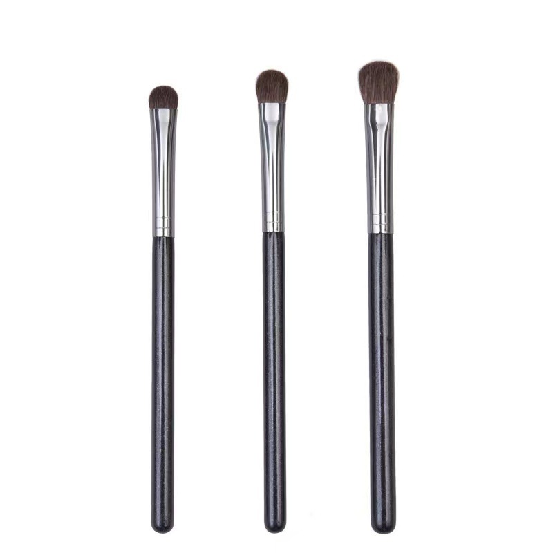 3 cepillo de sombra de ojos de caballo, cepillo de maquillaje portátil, cepillo de maquillaje de ojos, detalle de cepillo, herramientas de maquillaje al por mayor