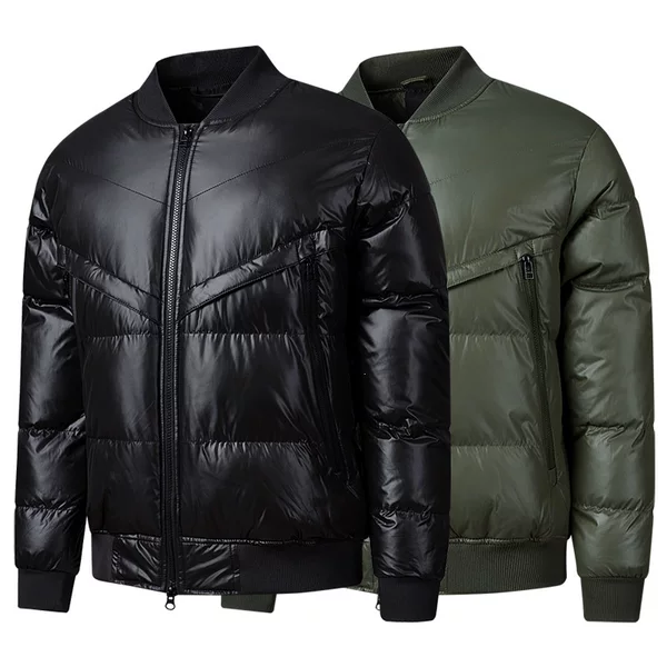 Cross-border exclusive men's cotton jacket 2026 new model, ultra-thick multi-pocket workwear jacket, men's outdoor cold-resistant warm coat