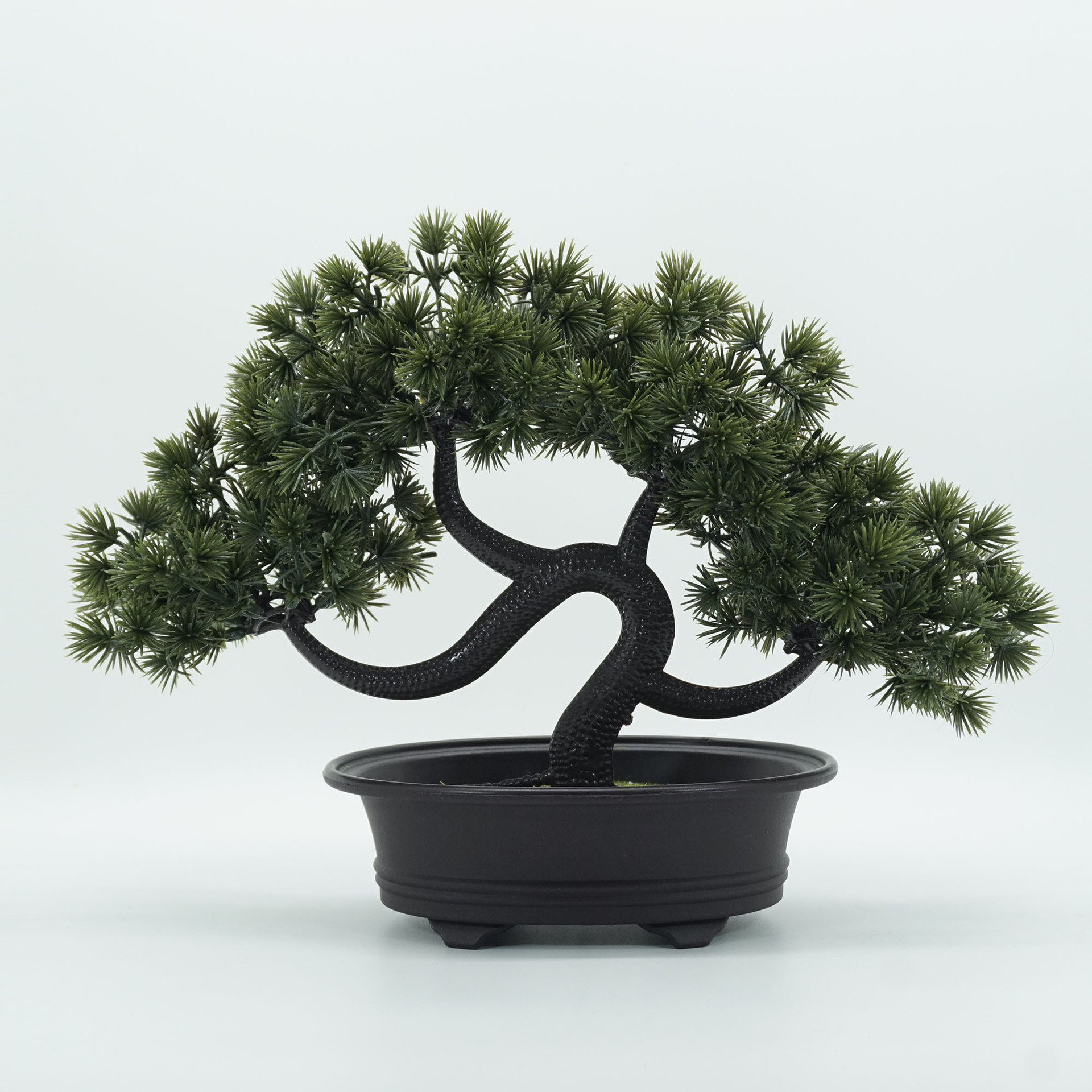 Artificial bienvenida Pino bonsai nuevo de larga vida Pino bonsai decoración vino gabinete decoración de escritorio flor artificial al por mayor