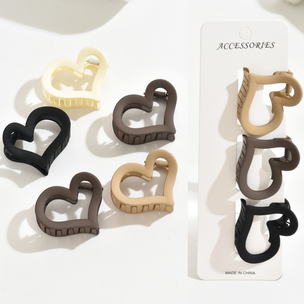 Pinza para Cabello Corazón 4.5cm