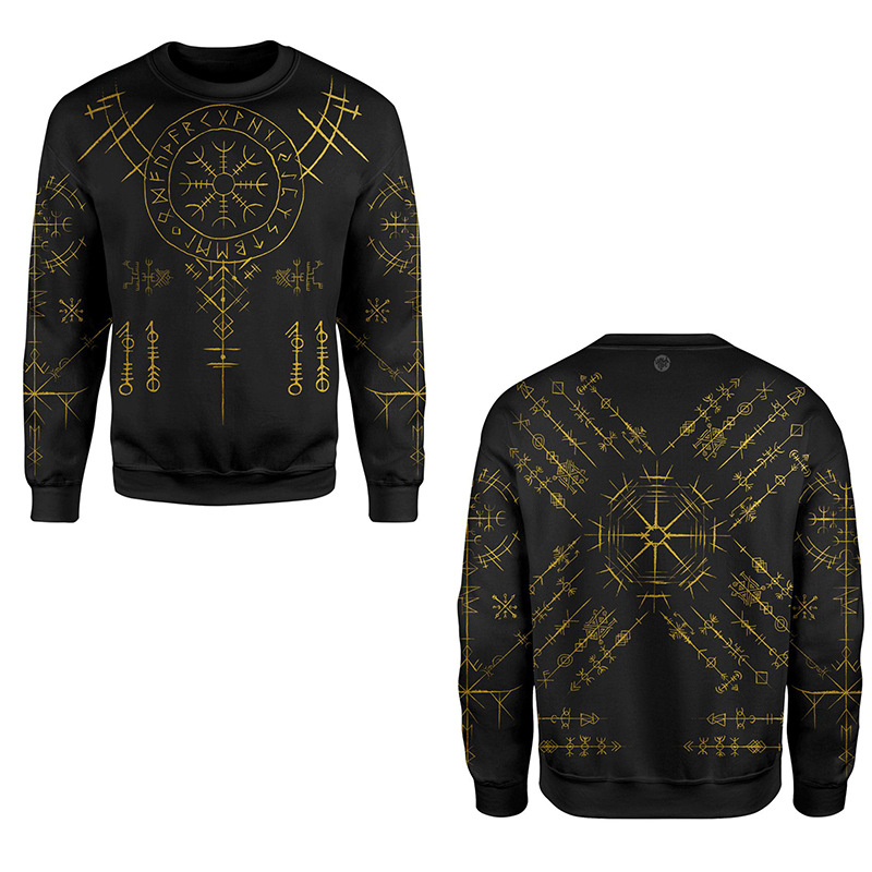 Men's Clothing Christmas new digital printing Christmas round neck sweatshirt tops couple clothing_voghion.com