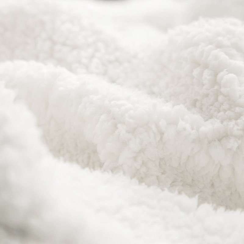 Fábrica al por mayor manta de lana de cordero engrosada franela de doble capa cómoda manta de algodón Oficina Coche manta LOGO se puede agregar