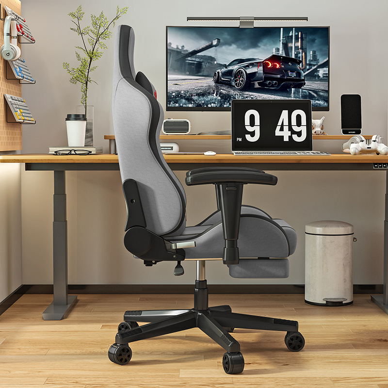 Silla de deportes electrónicos personalizada, silla de juego, silla de computadora, hogar, sedentario, silla cómoda, respaldo, silla de oficina, asiento de dormitorio elevador image 6