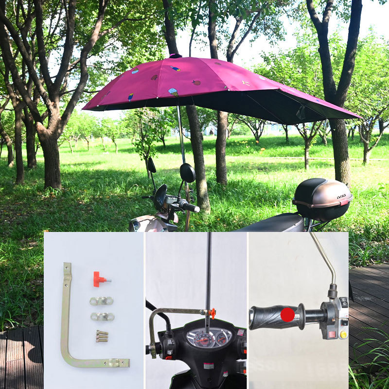 Paraguas para automóviles eléctricos, paraguas para motocicleta, paraguas de lluvia, paraguas de lluvia para automóviles eléctricos, paraguas de sombrilla desmontables, paraguas para automóviles eléctricos