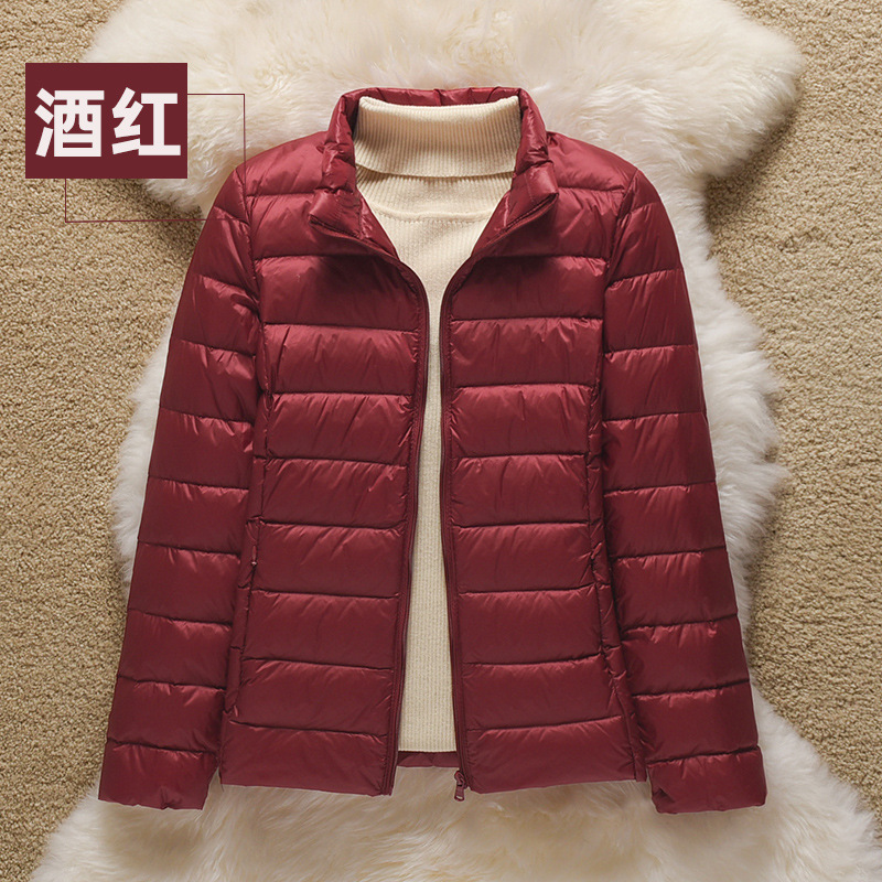 버건디(스탠드 칼라)