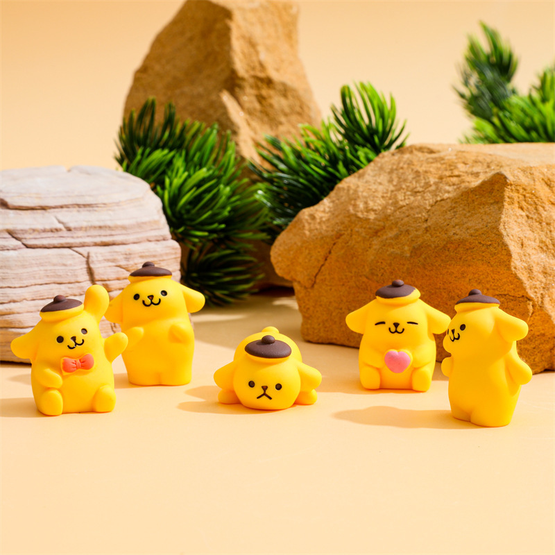 Cartoon Mini Cute Style Pudding Dog Doll DIY Creative Cream Glue Mobile Phone Case Hole Shoes Shoes Flower Accessories Cartoon Mini Cute Style Pudding Dog Doll DIY Creative Cream Glue Mobile Phone Case Hole Shoes Shoes Flower Accessories