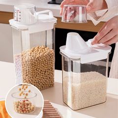 食品级五谷杂粮豆子米桶家用厨房收纳密封防潮防虫厨房冰箱储物盒