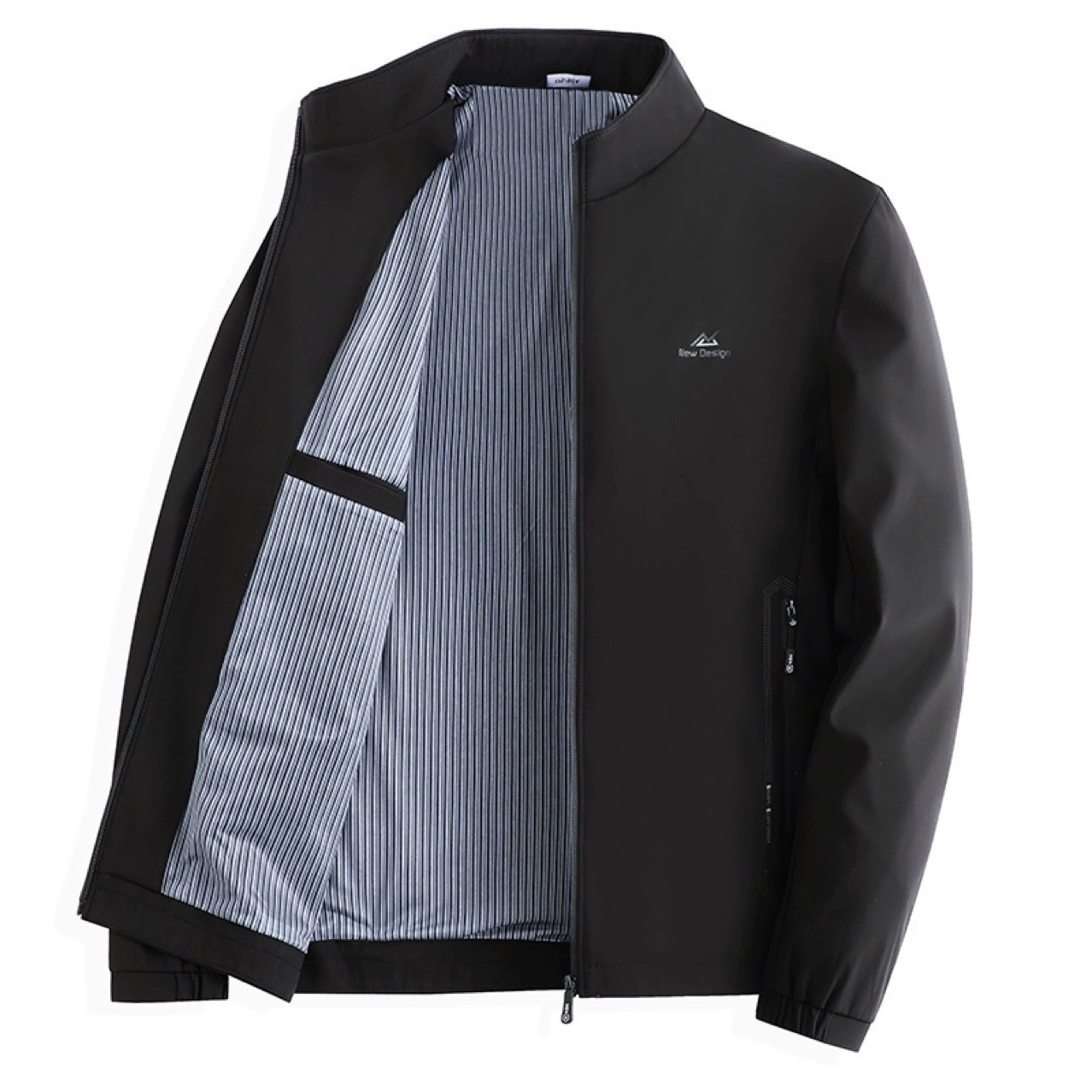 2308 Куртка, мужская повседневная куртка среднего возраста, осенняя модная универсальная приталенная куртка для папы в Корейском стиле, осень и зима