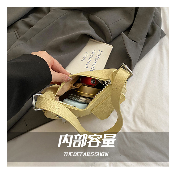 Underarm trendy and fashionable dumpling bag for women, simple and versatile Korean style single-shoulder bag, 2025 new niche design crossbody bag Application Scenario