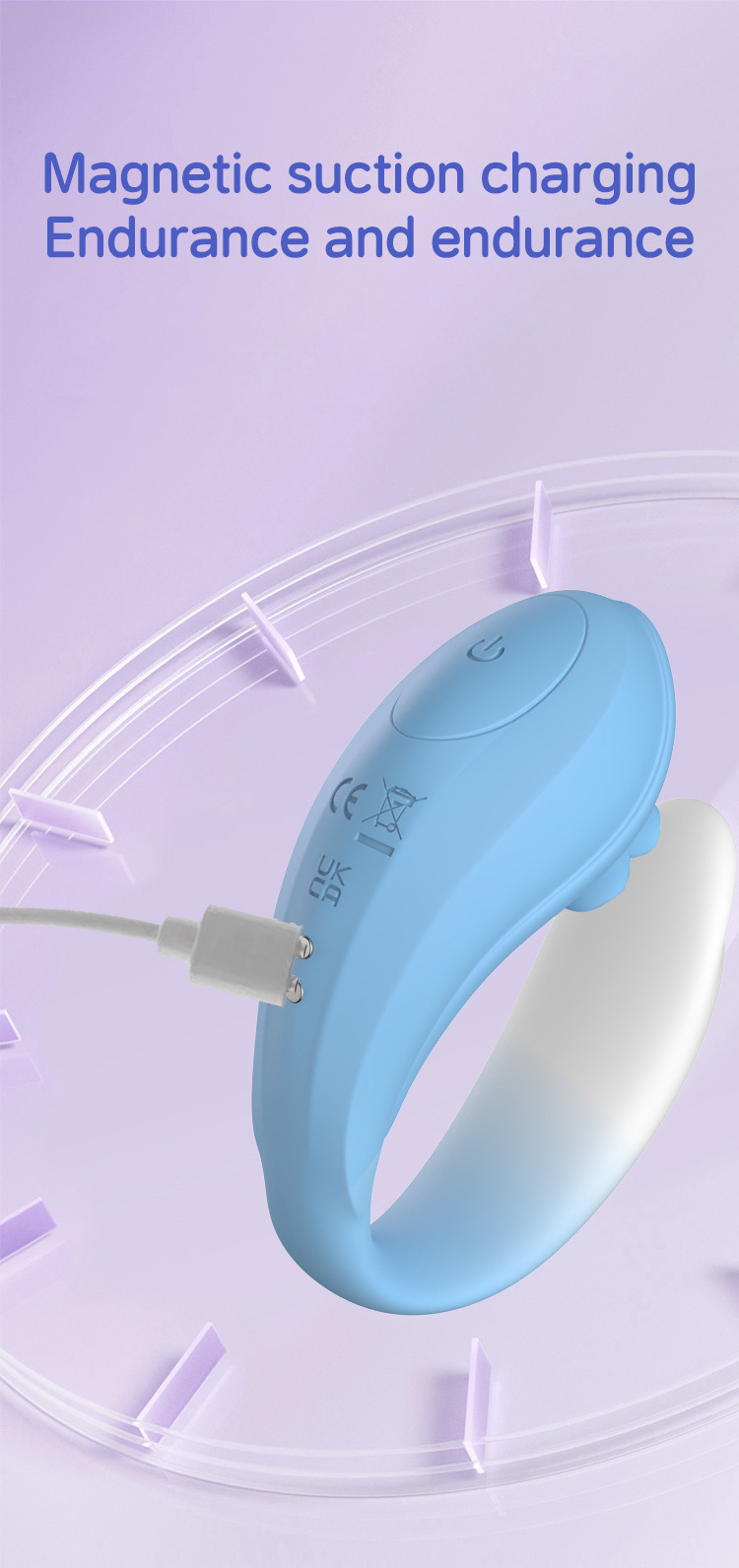 Neuer, per App fernsteuerbarer, U-förmiger, tragbarer Vibrations-Ei-Masturbator für Erwachsene mit verschiedenen Frequenzen – ideal für den Außenbereich._voghion.com