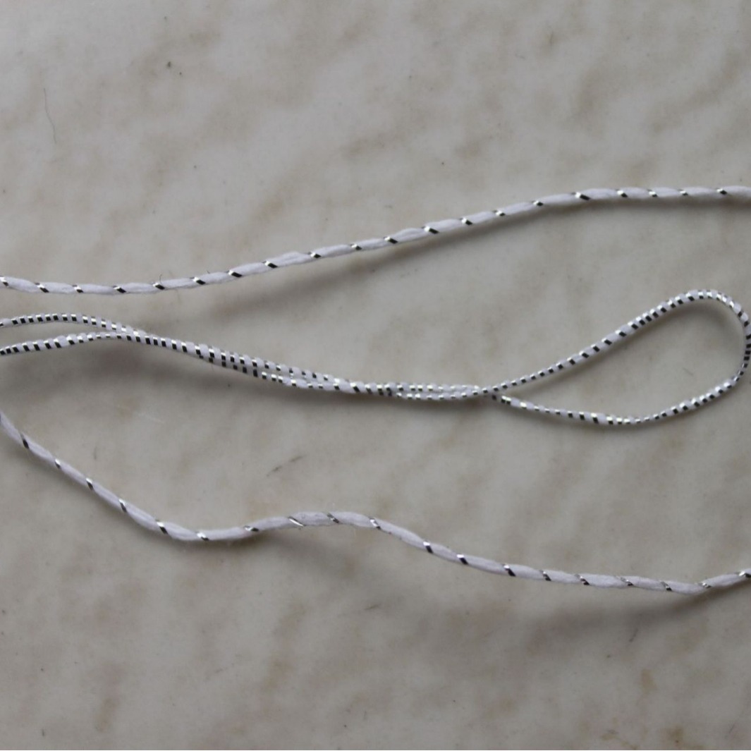 双层金银彩片S捻Z捻线水蓝箔片包覆涤纶线西瓜红箔丝包覆涤纶线