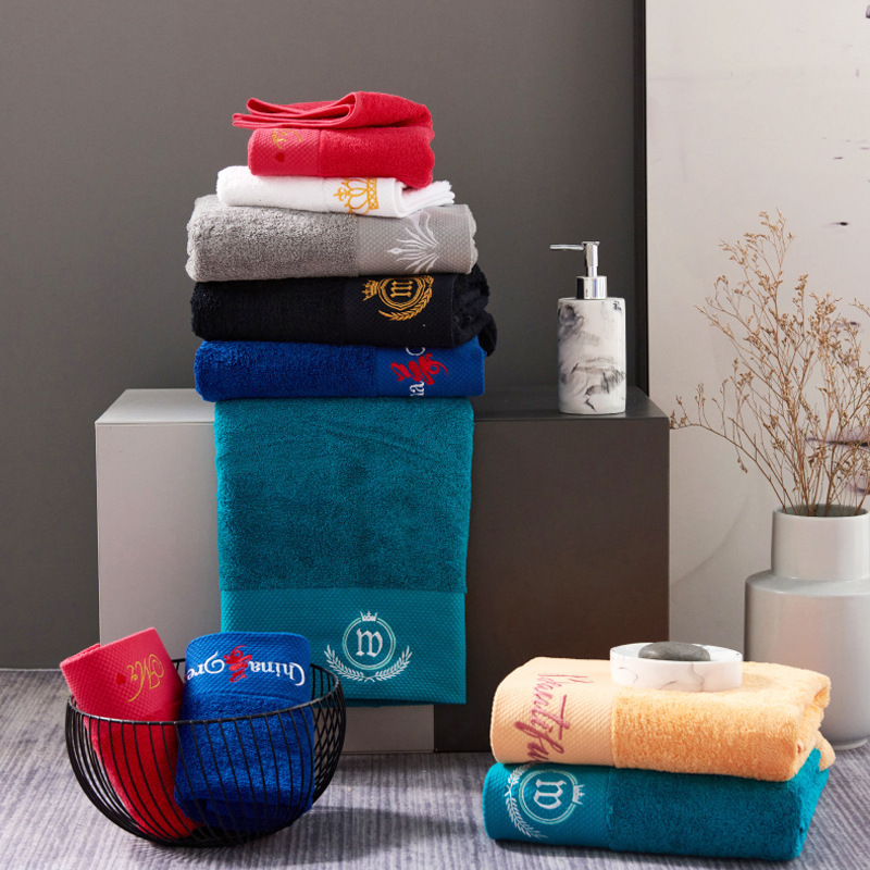 High-End star hotel homestay towel cotton bath towel beauty salon Bath center cotton face towel