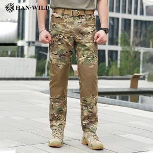 Commander Camouflage Tactical Pants Men's Loose Multi-Pocket Special Service Pants Cargo Pants Multi-Pocket Outdoor Camouflage Pants
