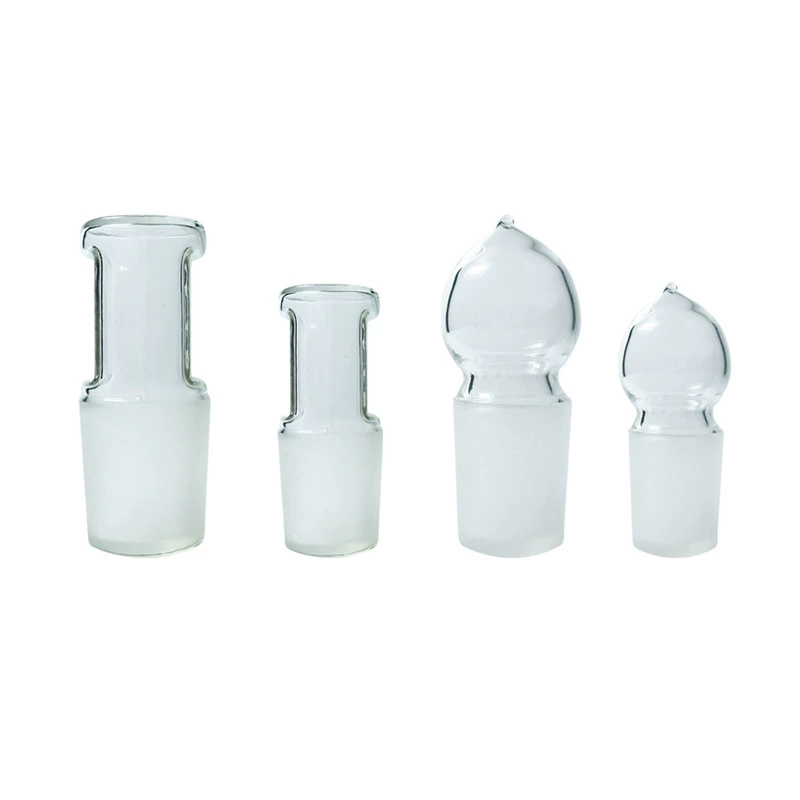 Лабораторная полая вилка из боросиликатного стекла с матовым воздушным уплотнением порта, стеклянная посуда 24 #29 #, стандартная портовая вилка