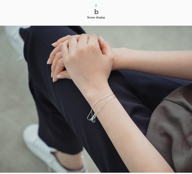 simple silver-plated fine multilayer copper bracelet wholesale