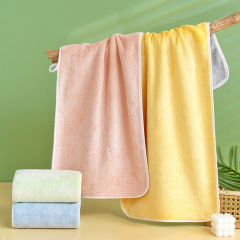 Coral velvet towel double-sided thickened adult face towels, absorbent quick-drying soft no shedding factory wholesale