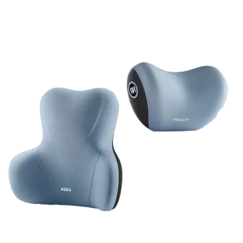 자동차 쿠션 헤드 레스트 자동차 쿠션 주요 운전 베개 세트 목 베개 자동차 시트 목 베개 허리 보호