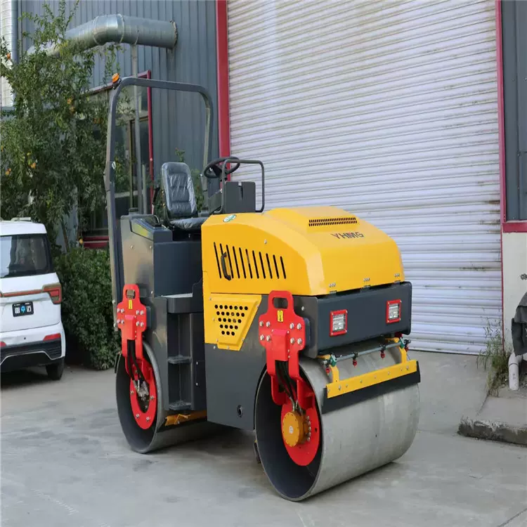 钢轮压路机 路面工程压路车 支持定制  双钢轮液压振动压路机械