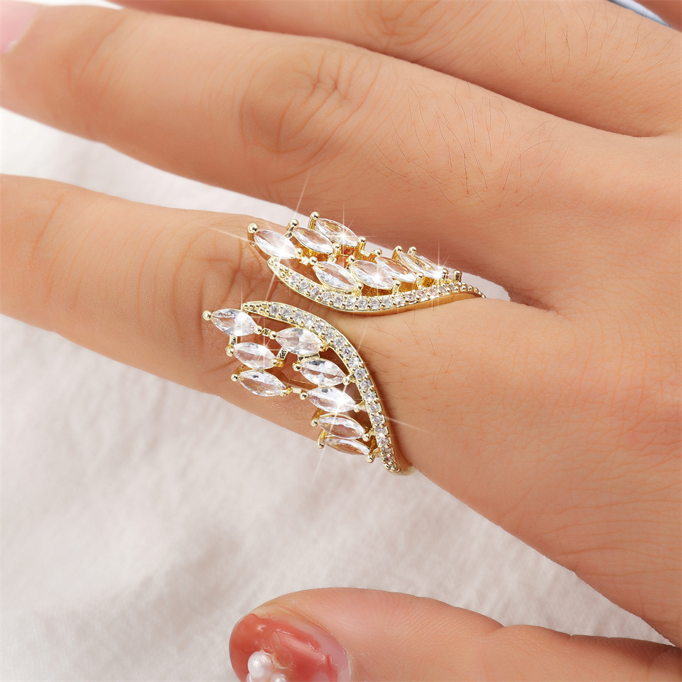 Feehow nueva moda creativa pulsera abierta de las mujeres incrustaciones AAA ZIRCON pulsera personalizada Mujer al por mayor