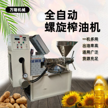 榨油机全自动螺旋条排冷榨机油坊商用 菜籽大豆胡麻南瓜籽榨油机