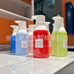 300mlムース泡立て瓶押圧式手洗い液泡瓶泡洗顔料瓶泡立て分注瓶