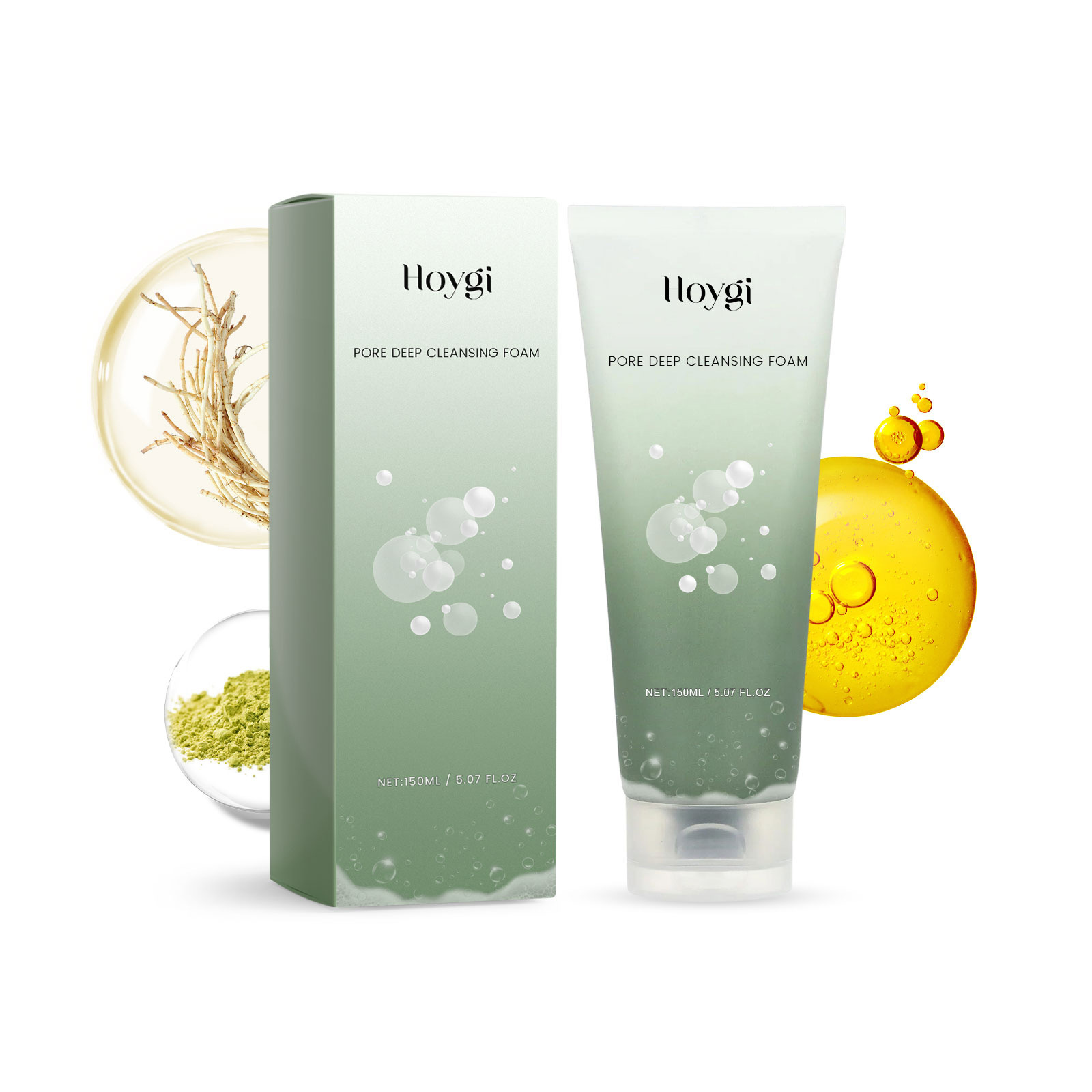 Το καθαριστικό καθαρισμού πόρων Hoygi φωτίζει την επιδερμίδα του προσώπου, καθαρίζει σε βάθος τα σημάδια ακμής, καθαρίζει, ενυδατώνει και ενυδατώνει_voghion.com