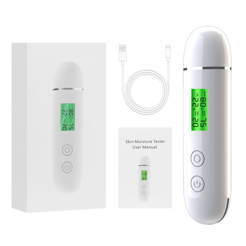 充電可能な皮膚水分測定器スマート顔肌油分測定器マスク蛍光テストペン|undefined