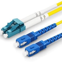 光纤跳线 LC-SC 双芯单模PVC LSZH OFNP Fiber Optic Patch Cord