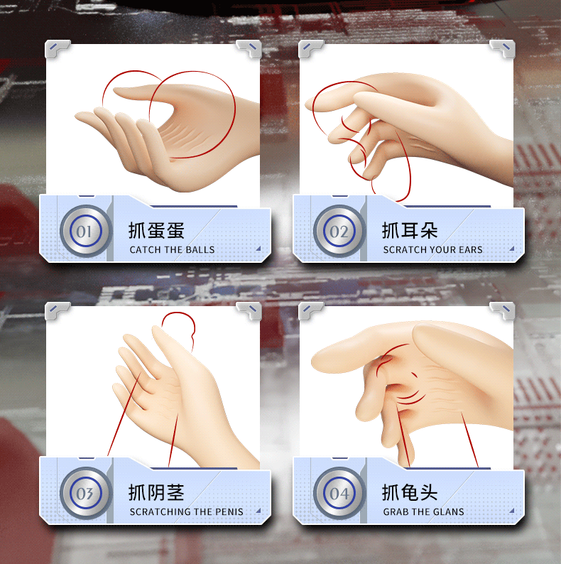 Men’s Prostate Massager Silicone Manual Penis Trainer with Button Control — detail image 15