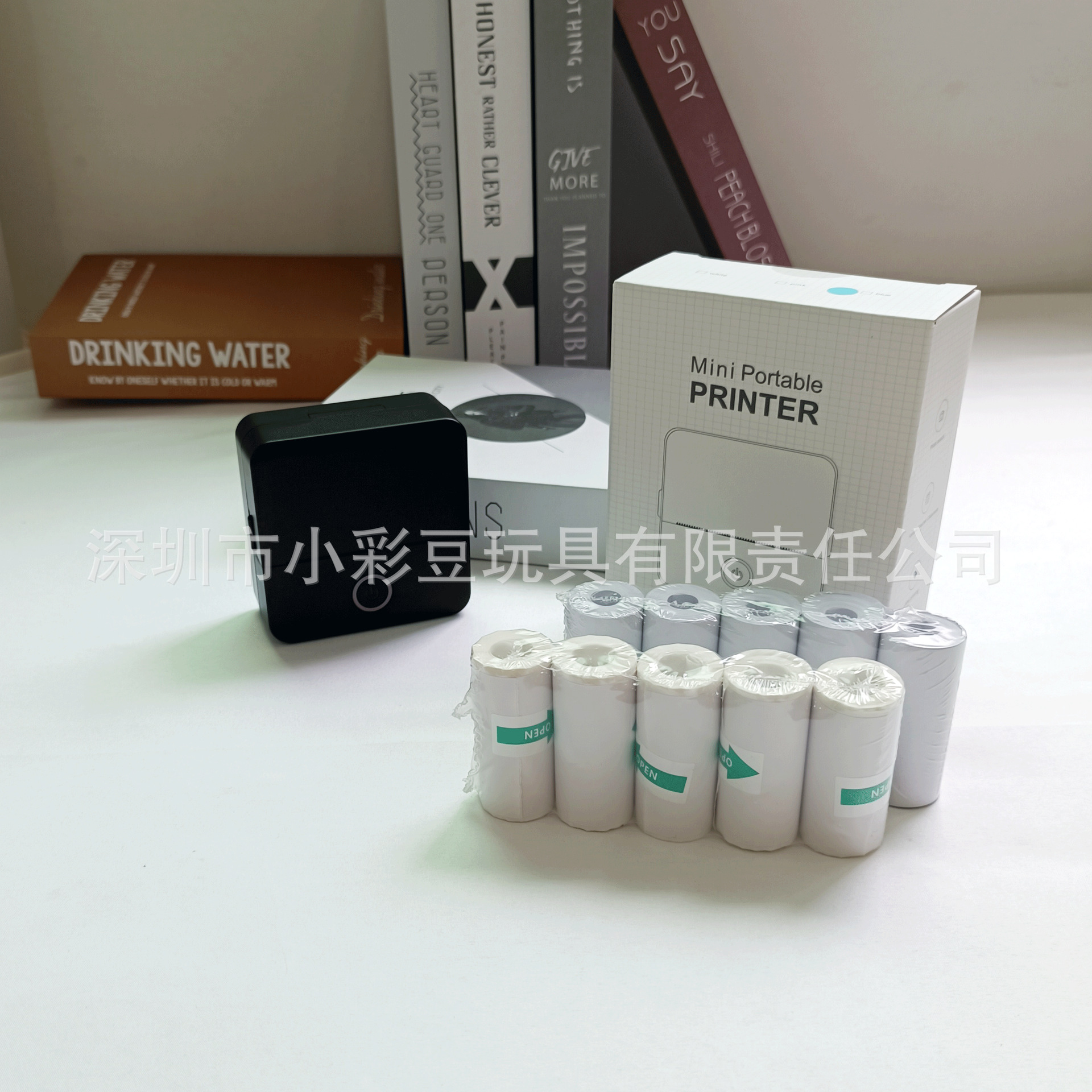X6 black russian version + 5 thermal paper + 5 self-adhesive