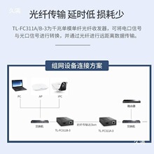 ����tplink�����շ���һ��ǧ�׹���ת���߽ӿ�SC��ģ����1000M��