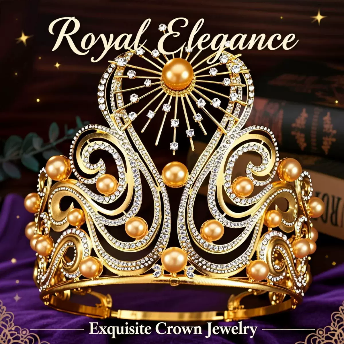 欧美新娘皇冠冠头饰世界小姐选美王冠大气奢华婚庆生日巴洛克发箍