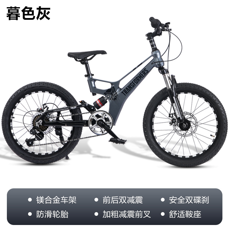 Bicicletas de montaña de carretera personalizadas marco de aleación de magnesio doble amortiguación cambio de velocidad bicicleta al aire libre para hombres y mujeres adolescentes
