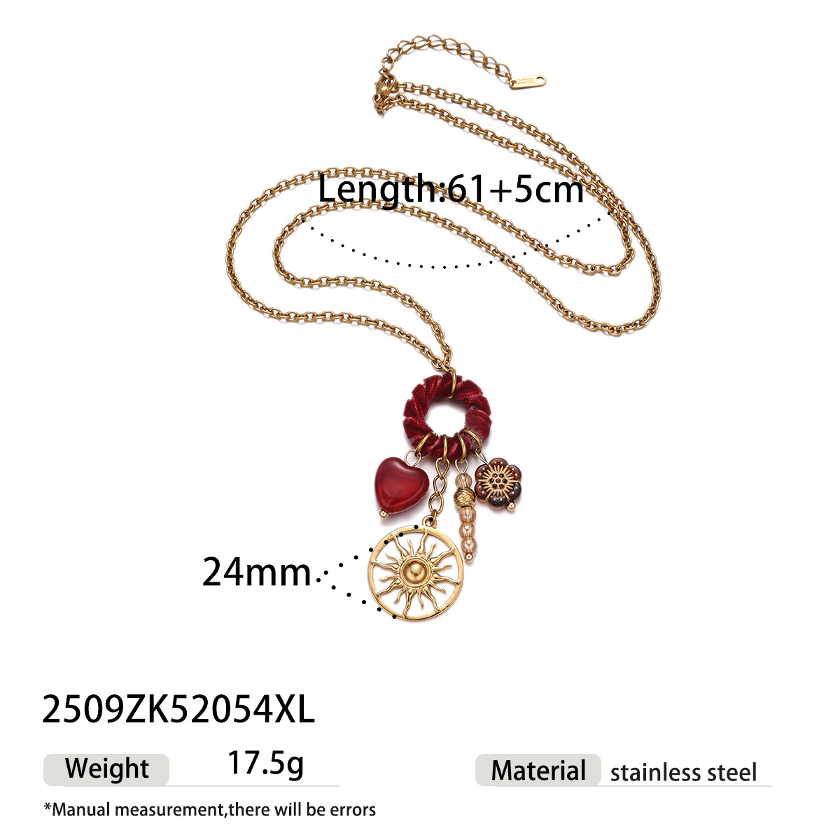 TENA estilo europeo y americano acero inoxidable colgante solar collar pendientes conjunto de joyería para mujeres no desvanecerse versátil acero de titanio