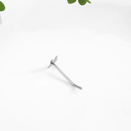 Factory direct sales supermarket shelves aluminum plate hooks thickened high quality aluminum groove plate hooks accessories on the wall shelf hooks