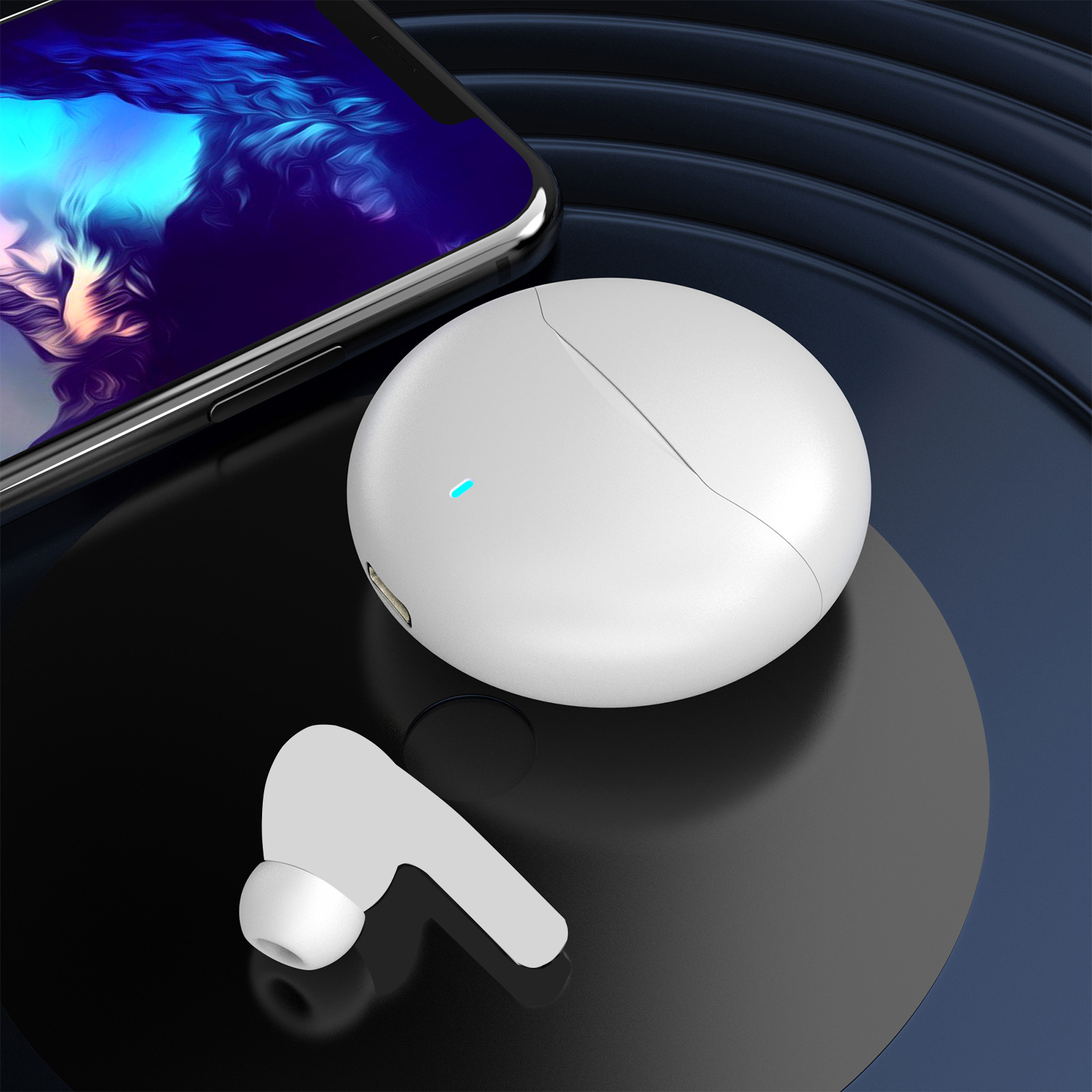 Nuevo cross-border TWS auriculares Bluetooth macaron PROMAX esmerilado color inalámbrico Bluetooth auriculares Pro 6