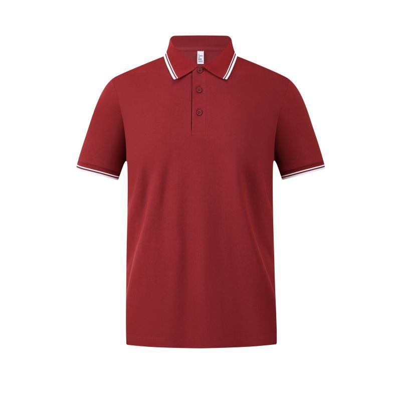 Camiseta de polo de tamaño grande personalizada camiseta de trabajo transfronteriza camiseta cultural bordada logotipo impresa algodón vestido de trabajo de manga corta personalizado