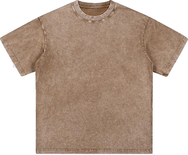 Transfronterizo europeo y americano pesado copo de nieve frito algodón retro lavado y viejo OVERSIZE camiseta de manga corta personalizada de marca de moda de bricolaje