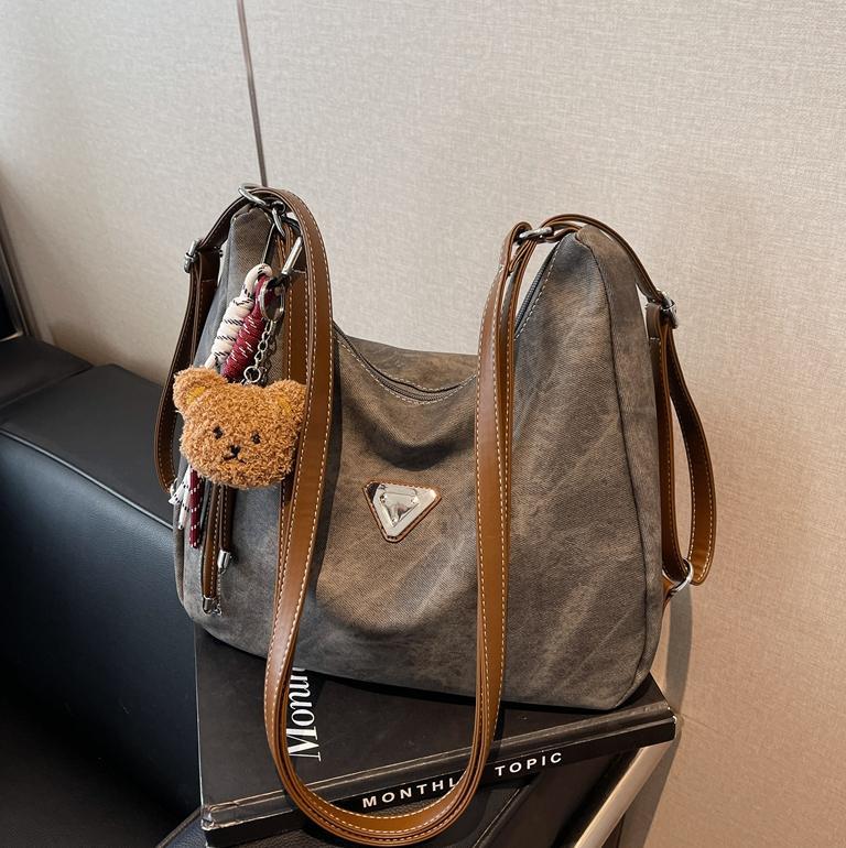 Bolsa de viaje al trabajo, gran capacidad 2025, nueva mochila casual, mochila de hombro de moda, color contrastante.